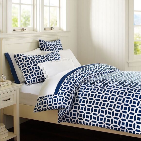 Pottery Barn Teen Peyton Twin Duvet Cover - Picture 1 of 7